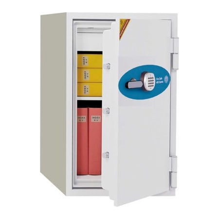 Phoenix Safe International Phoenix Safe Fire Fighter 1.5-Hour Digital Fire & Water Resistant Safe 2.88 cu ft, Off-White, Steel 504